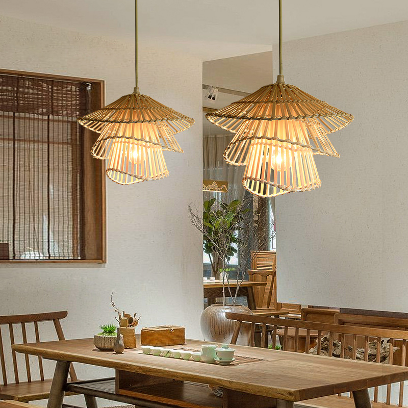 Lampe Suspendue en Rotin Naturel | Élégance et Chaleur pour Votre Intérieur