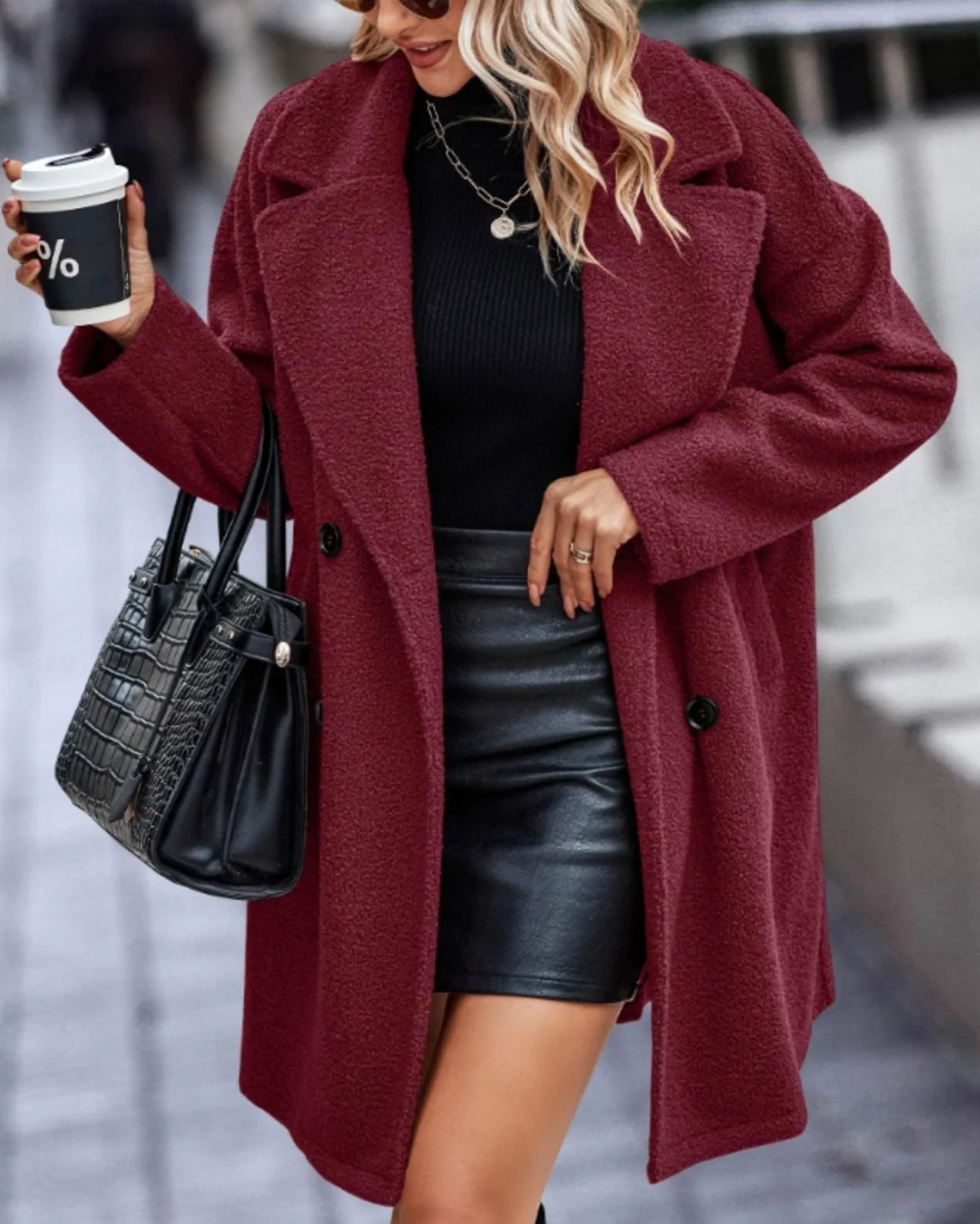 Manteau Long en Laine pour Femme | Élégant et Confortable pour l'Hiver