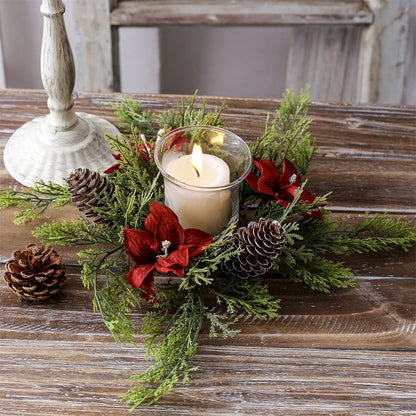 Support de Bougie de Noël | Élégance et Ambiance Festive