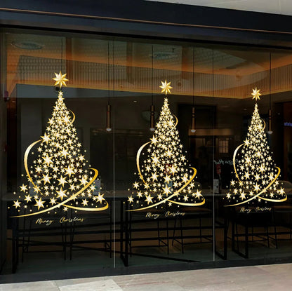 Autocollants de Fenêtre de Noël | Décoration Festive Facile à Appliquer