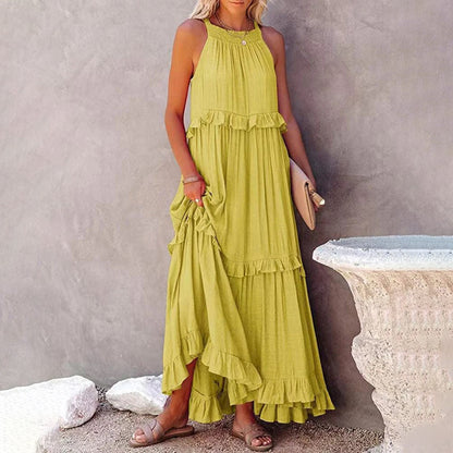 Robe Maxi Élégante à Couches | Style Flatteur pour Toutes les Occasions
