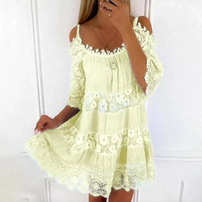 Robe d'Été Femme | Élégante et Confortable en Dentelle