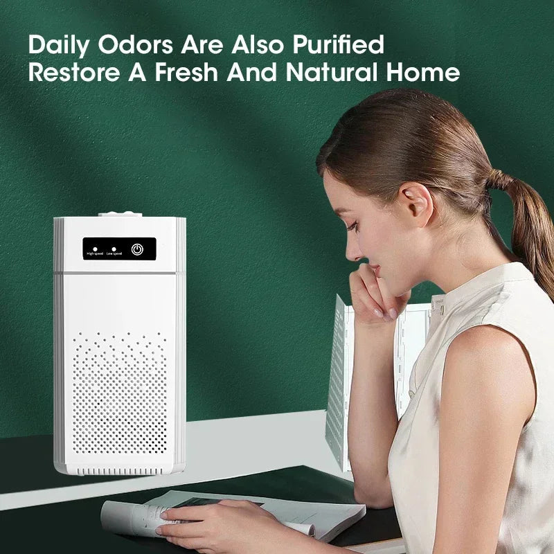 Purificateur d'Air HEPA Compact | Élimine Fumée et Allergènes Efficacement