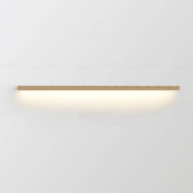 Lampe Murale LED en Bois | Éclairage Ambiant Minimaliste et Chaleureux