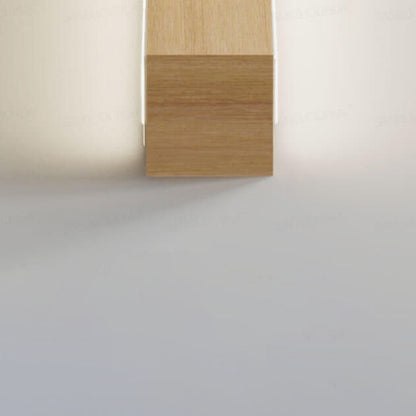 Lampe Murale LED en Bois | Éclairage Ambiant Minimaliste et Chaleureux