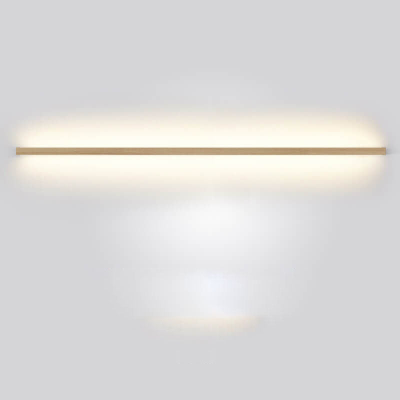 Lampe Murale LED en Bois | Éclairage Ambiant Minimaliste et Chaleureux