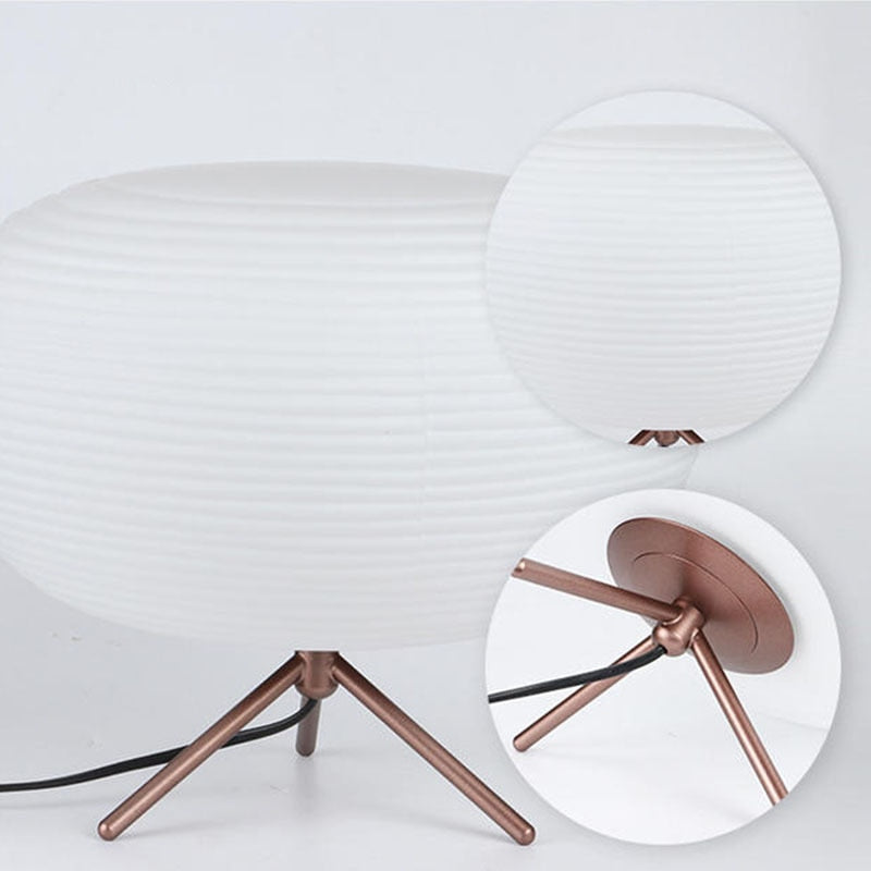 Lampe de Table en Verre Soufflé | Éclairage Apaisant Inspiré du Japon