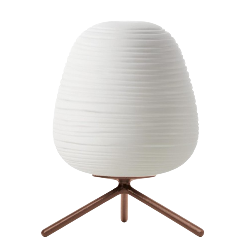 Lampe de Table en Verre Soufflé | Éclairage Apaisant Inspiré du Japon