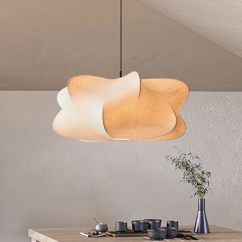 Lampe de Style Japonais Wabi-Sabi | Éclairage Doux et Apaisant