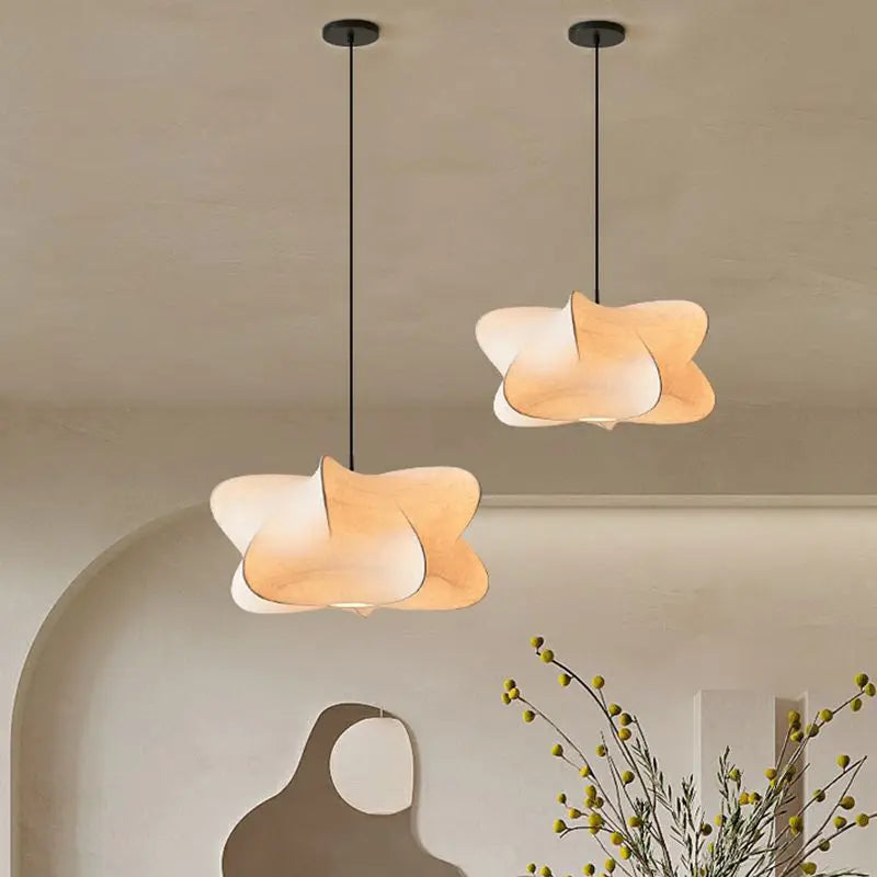 Lampe de Style Japonais Wabi-Sabi | Éclairage Doux et Apaisant