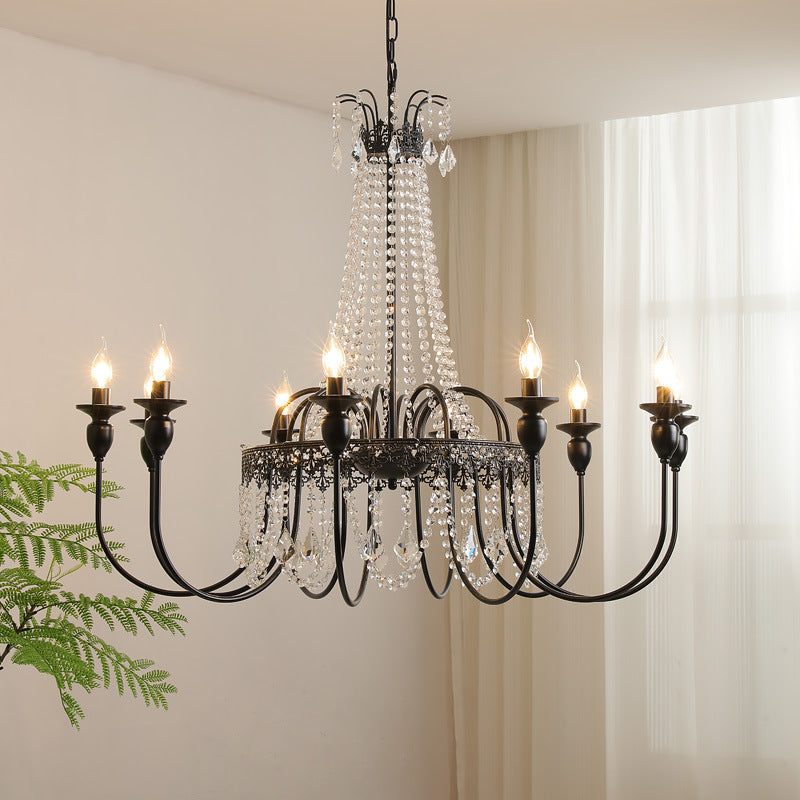 Lustre en Cristal pour Chambre | Élégance Contemporaine et Chaleureuse