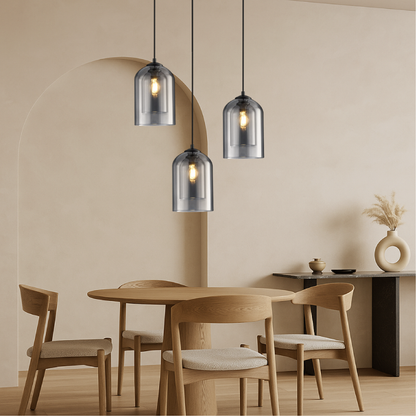 Lampe Suspendue en Verre Minimaliste | Design Élégant et Ambiance Cosy