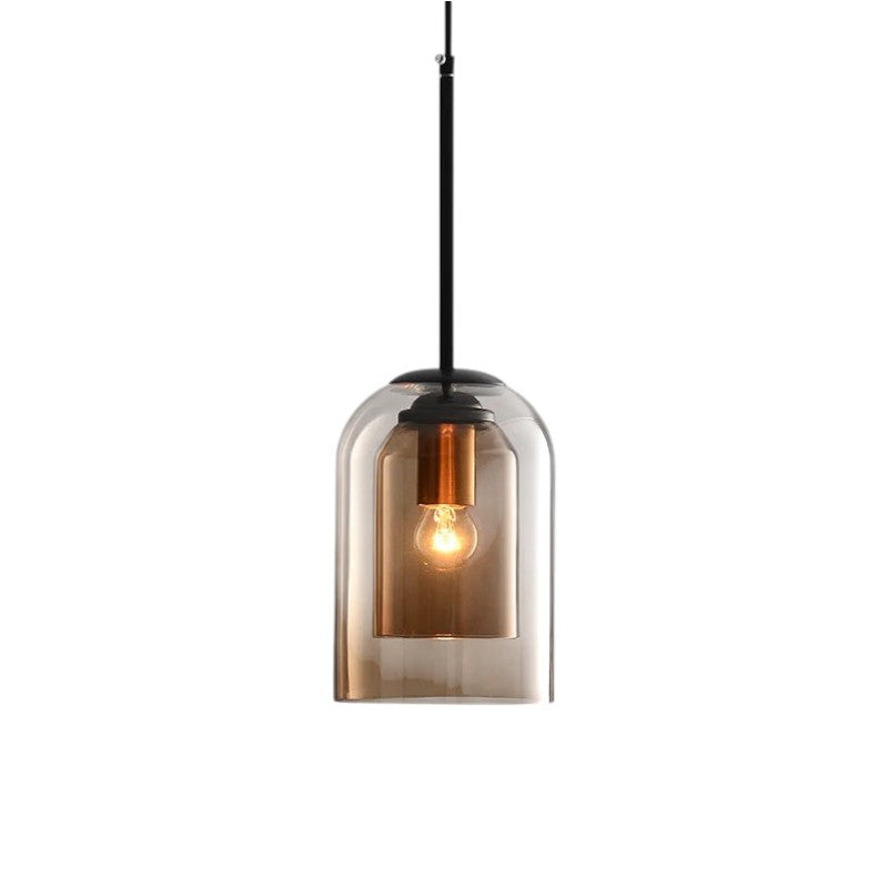Lampe Suspendue en Verre Minimaliste | Design Élégant et Ambiance Cosy
