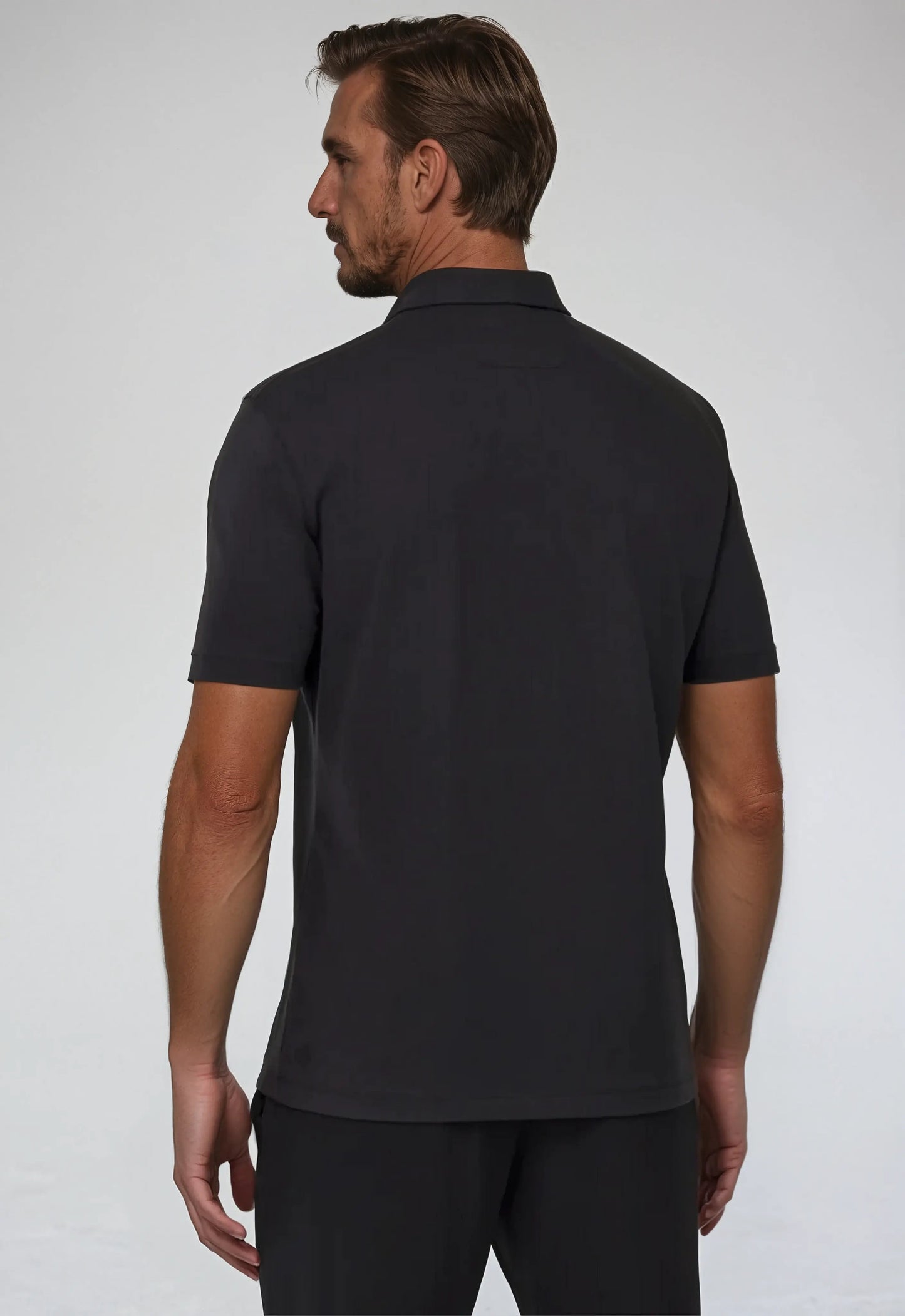 Polo Noir pour Homme Moderne | Style Élégant et Confortable