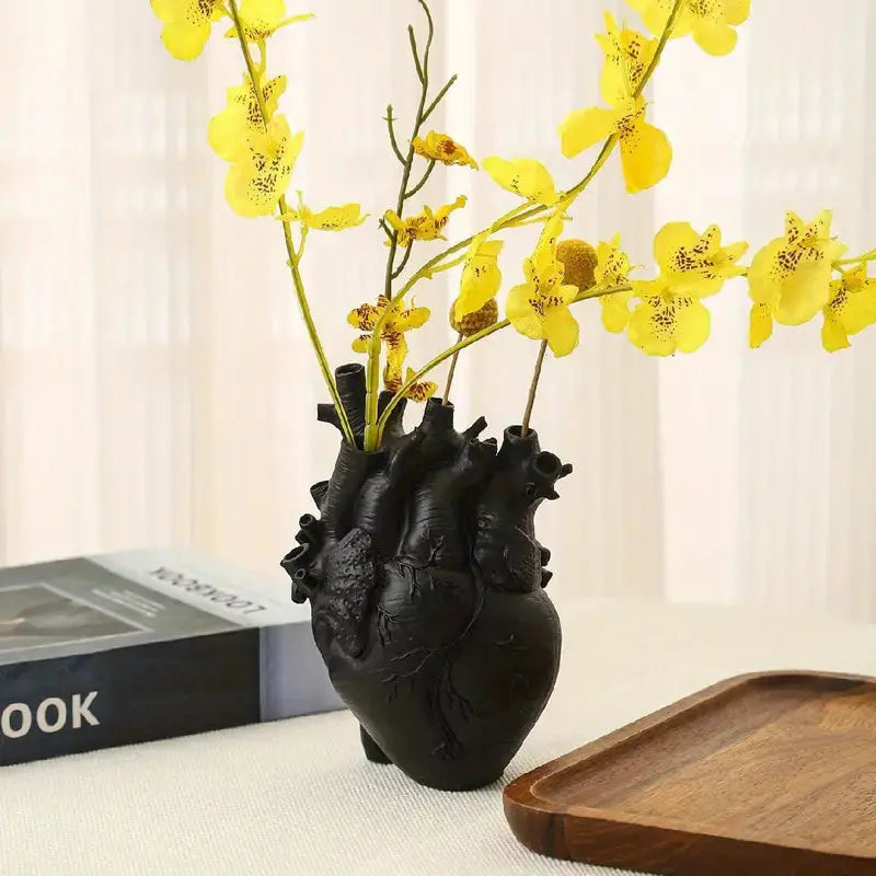 Vase en Céramique en Forme de Cœur | Décoration Romantique et Élégante