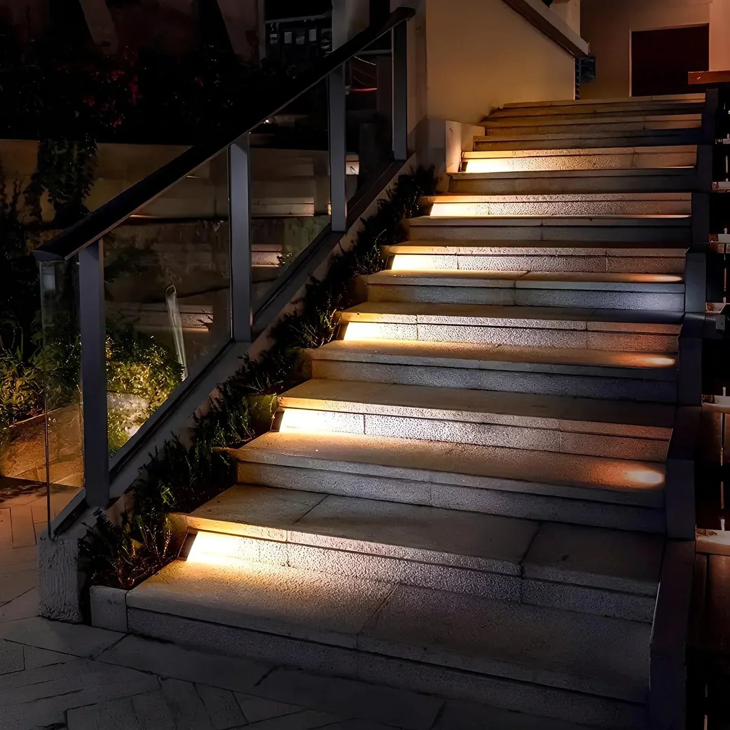 Lumières Solaire pour Escaliers | Éclairage LED Économe et Résistant aux Intempéries