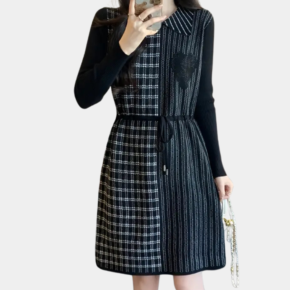 Robe d'été à Carreaux pour Femmes | Élégance et Confort au Quotidien