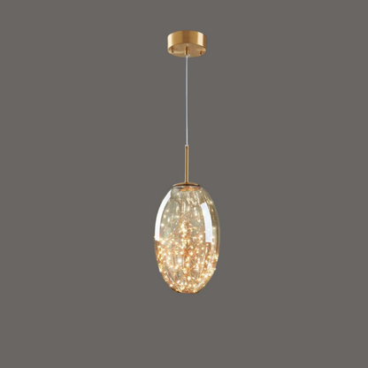 Lampe Suspendue Grise Design Élégant | Éclairage Ambiance et Matériaux Luxueux