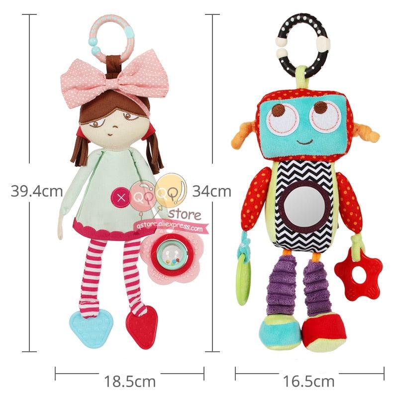 Robot en Peluche Doux et Amusant | Compagnon Câlin pour Enfants et Adultes