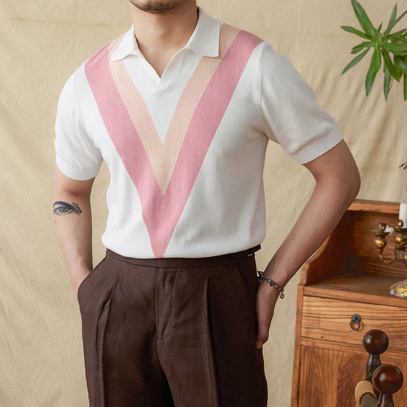 Polo en Mélange de Soie Élégant | Confort Luxueux et Style Intemporel