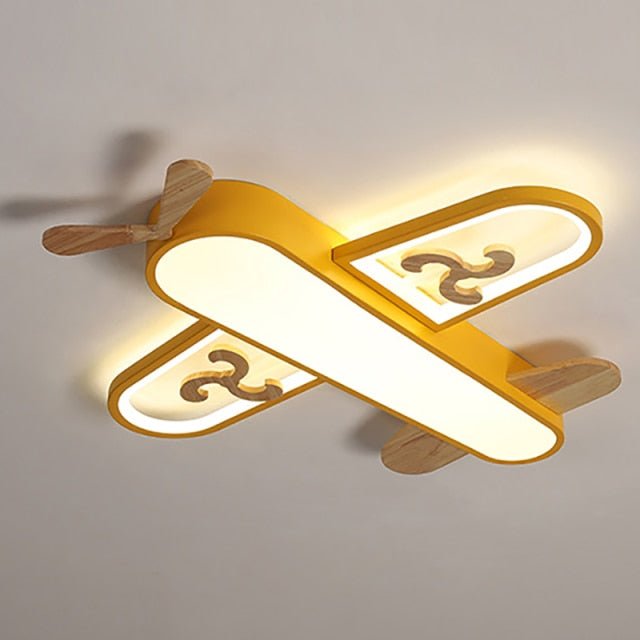 Plafonnier LED Avion pour Enfants | Éclairage Amusant et Économique