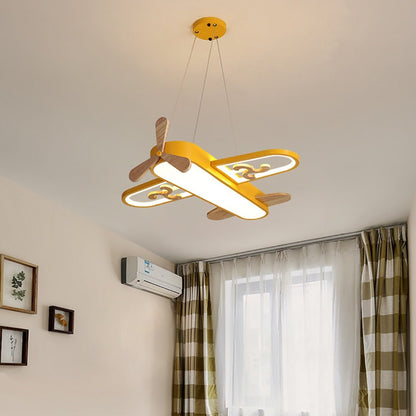 Lustre Pendentif Avion LED | Éclairage Ludique pour Chambre d'Enfant