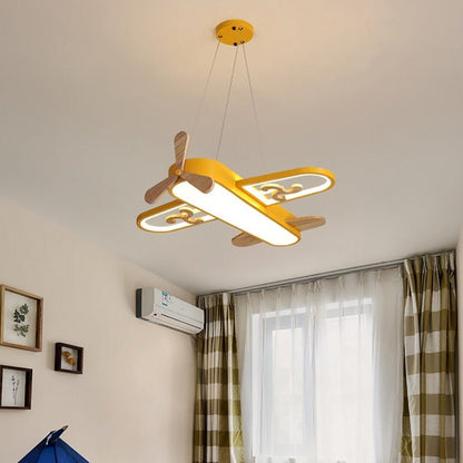 Lustre Pendentif Avion LED | Éclairage Ludique pour Chambre d'Enfant
