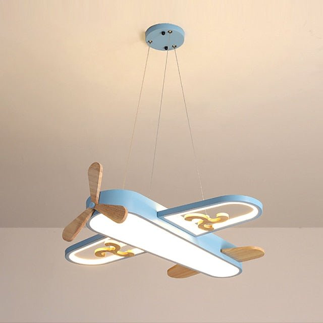 Lustre Pendentif Avion LED | Éclairage Ludique pour Chambre d'Enfant