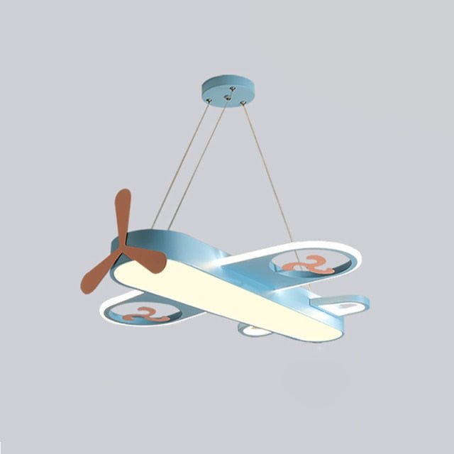 Lustre Pendentif Avion LED | Éclairage Ludique pour Chambre d'Enfant