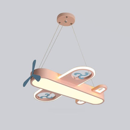 Lustre Pendentif Avion LED | Éclairage Ludique pour Chambre d'Enfant