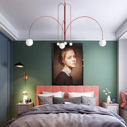 Lustre Courbé Moderne en Fer | Élégance et Durabilité pour Votre Intérieur