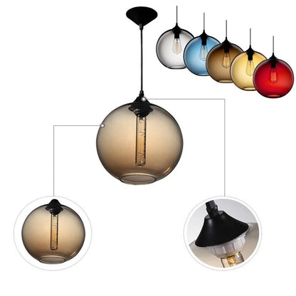 Luminaire Suspendu en Verre | Design Élégant et Minimaliste