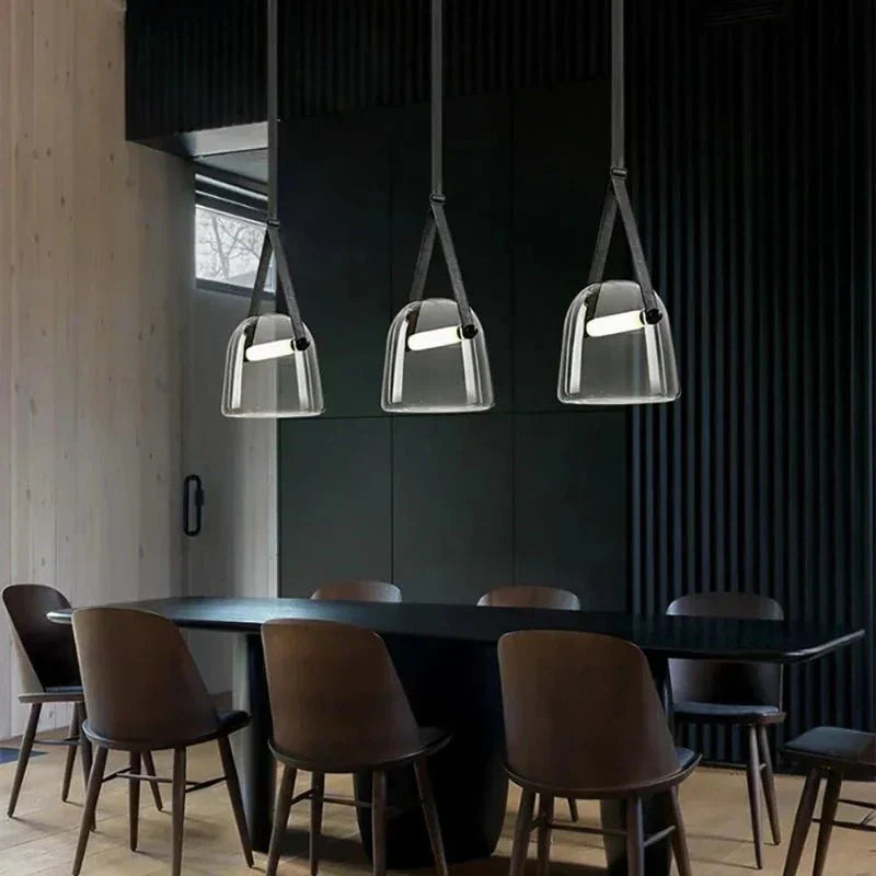 Pendentif en Verre Élégant | Éclairage Luxueux pour Intérieurs Sophistiqués