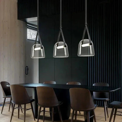 Pendentif en Verre Élégant | Éclairage Luxueux pour Intérieurs Sophistiqués