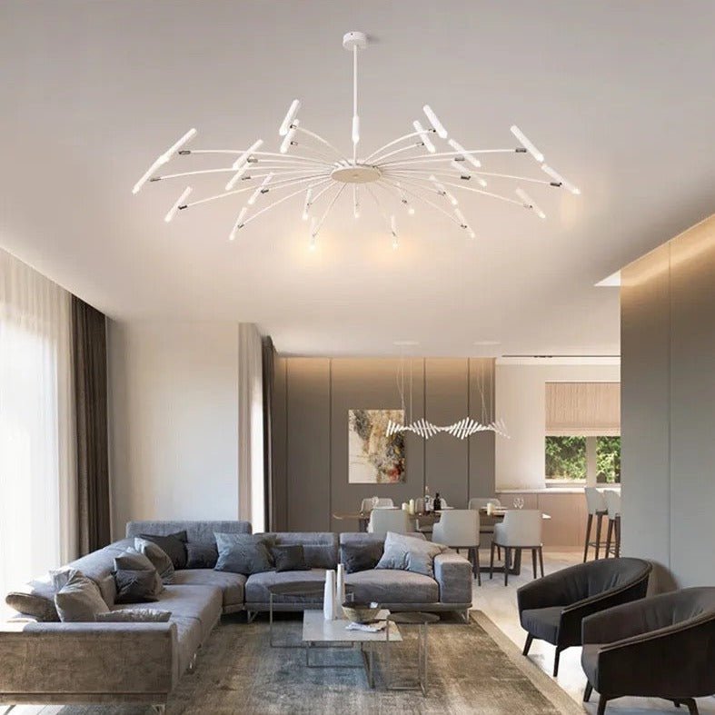 Lustre LED Moderne avec Têtes Réglables | Élégance et Efficacité Énergétique