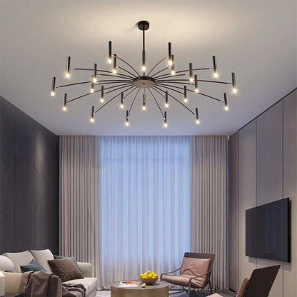 Lustre LED Moderne avec Têtes Réglables | Élégance et Efficacité Énergétique