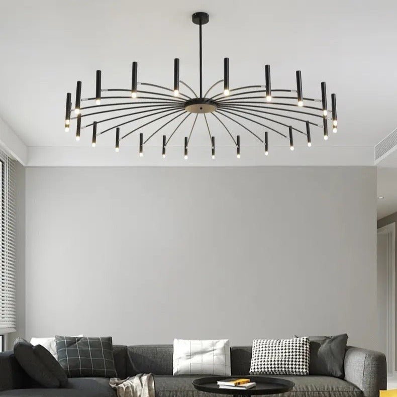 Lustre LED Moderne avec Têtes Réglables | Élégance et Efficacité Énergétique