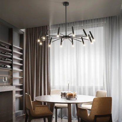 Lustre LED Moderne avec Têtes Réglables | Élégance et Efficacité Énergétique