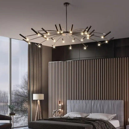 Lustre LED Moderne avec Têtes Réglables | Élégance et Efficacité Énergétique