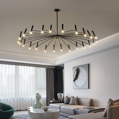Lustre LED Moderne avec Têtes Réglables | Élégance et Efficacité Énergétique