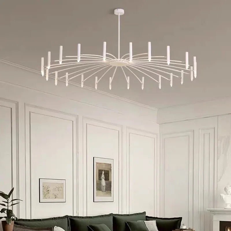 Lustre LED Moderne avec Têtes Réglables | Élégance et Efficacité Énergétique