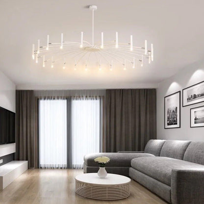 Lustre LED Moderne avec Têtes Réglables | Élégance et Efficacité Énergétique