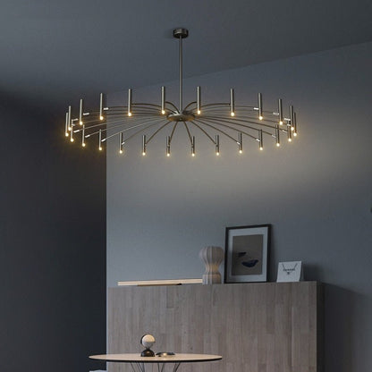 Lustre LED Moderne avec Têtes Réglables | Élégance et Efficacité Énergétique