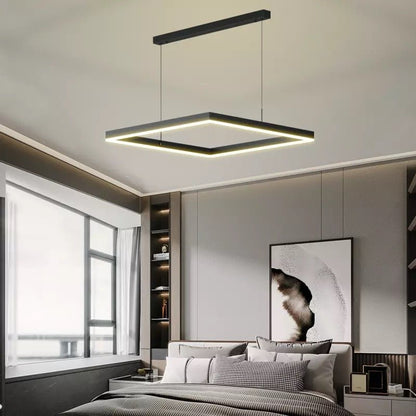 Lustre LED Dimmable Élégant | Design Contemporain et Fonctionnalité Pratique