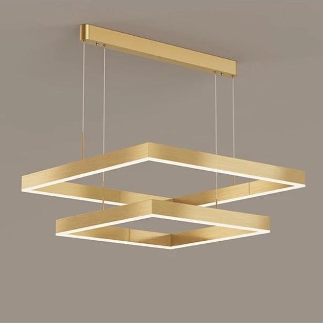 Lustre LED Dimmable Élégant | Design Contemporain et Fonctionnalité Pratique