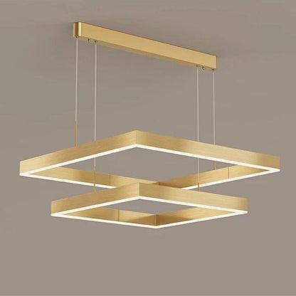 Lustre LED Dimmable Élégant | Design Contemporain et Fonctionnalité Pratique