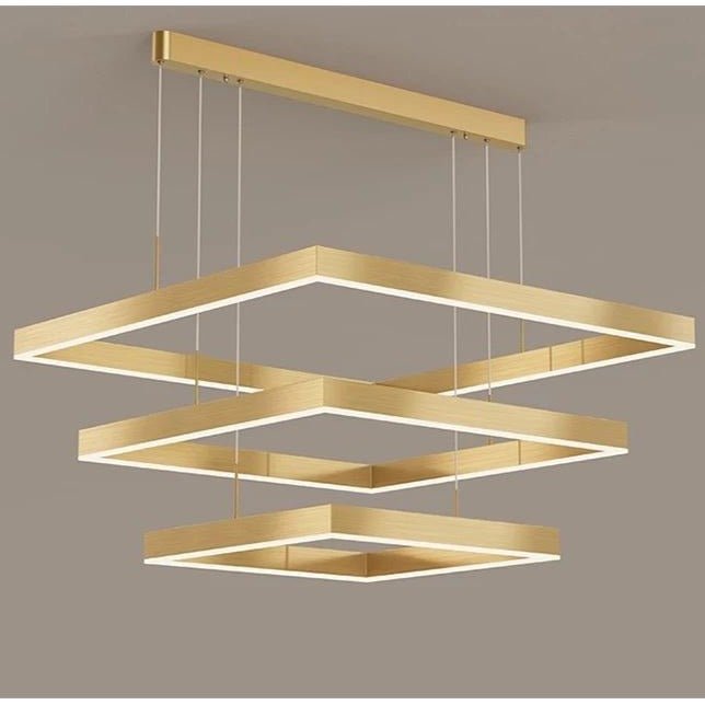Lustre LED Dimmable Élégant | Design Contemporain et Fonctionnalité Pratique