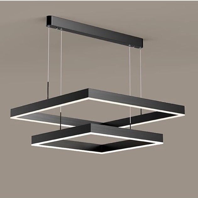 Lustre LED Dimmable Élégant | Design Contemporain et Fonctionnalité Pratique