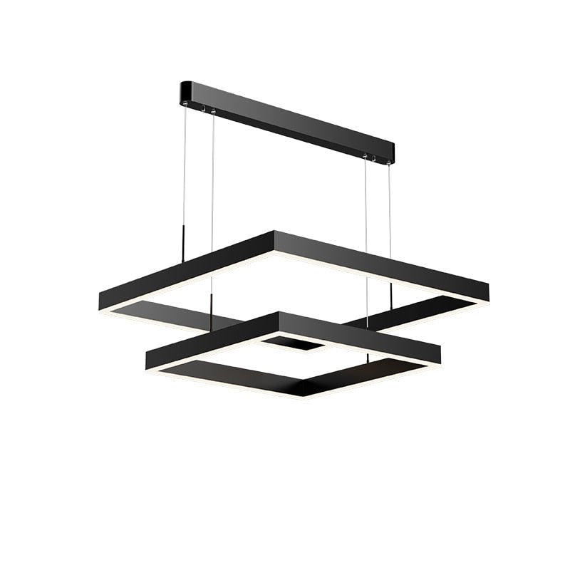 Lustre LED Dimmable Élégant | Design Contemporain et Fonctionnalité Pratique