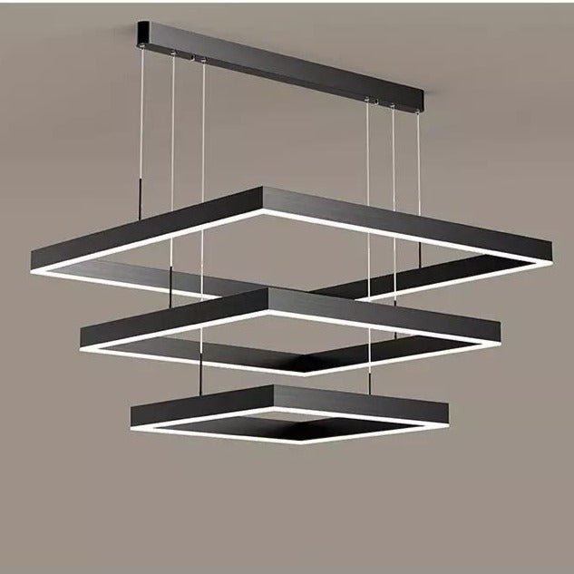 Lustre LED Dimmable Élégant | Design Contemporain et Fonctionnalité Pratique